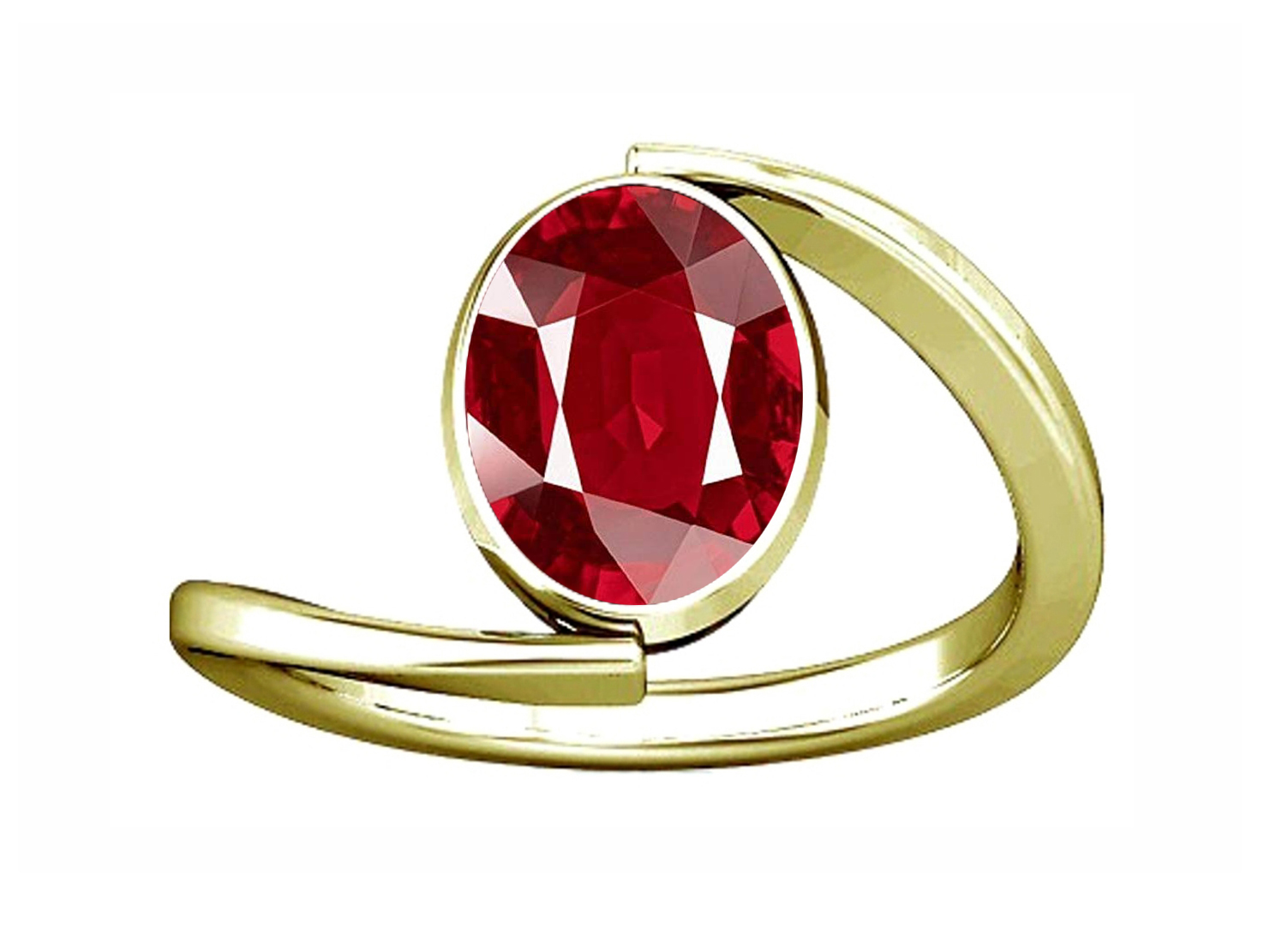 Certified 3-10ct Natural Ruby manik Gemstone Panchdhatu Ring Safeguard  Against Evil Effects of Wicked Spirits Authority and Luxury 