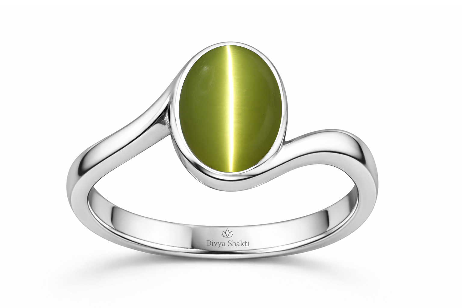cat's Eye silver women ring