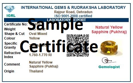 pukhraj certificate