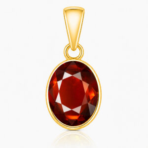 Hessonite (Gomed) Pendant